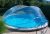 KWAD Poolverdeck »Cabrio Dome«, ØxH: 550×145 cm