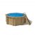 Paradies Pool Pool, Holzpool Kalea Komplettset 436 x 138 cm, Folie blau 0,8 mm