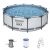BESTWAY Pool »BESTWAY Steel Pro Max Frame Pool Set rund Filterpumpe Leiter grau 366x100cm«