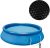 well2wellness® Quick-Up Pool »Swing Ø366 x 91cm« (mit Filterpumpe 12V, 3-tlg., und UV-stabilisierter PE-Solarfolie), aus dreischichtigem PVC-Polyester