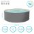 Paradies Pool Rundpool, EDITION GRAU Stahlwandpool rund 400x120cm Basic