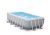Pool »Intex 26792 PRISM Frame Pool Set Pumpe Familienpool 488x244x107cm«