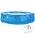 tectake Framepool »Swimming Pool rund mit Stahlrahmen und Filterpumpe« (Montageanleitung, Filter, Schwimmbecken), komplettes Set, Verbindungsschläuche, Filter Kartusche, faltbar, Pumpe