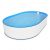 Paradies Pool Ovalpool, Stahlwandpool oval 300 x 700 x 120 cm weiß Einzelbecken