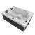 TroniTechnik Whirlpool »Outdoor Whirlpool ELBA weiß 210×150«, (1-tlg), mit integrierter Heizung, Massagefunktion, Bluetooth und LED-Beleuchtung