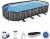 BESTWAY Framepool »5611T Power Steel Frame Pool 732 x 366 x 122 cm« (Komplett Set, 8-tlg., Pool + Filterpumpe + Schläuche und Anschlüsse + Sicherheitsleiter + Abdeckplane + Chemikaliendosierer)