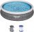 Bestway Pool »Pool-Set m. Filterpumpe 366x76cm« (Set, 3-tlg), ØxH: 366×76 cm, mit Kartuschenfilterpumpe
