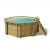 Paradies Pool Pool, Holzpool Kalea Platin 528x138cm, Folie sand 0,8mm