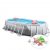 Pool »INTEX 26796GN Prism Frame Oval Pool 503 x 274 x 122 cm + aufblasbare Schwimmtiere«