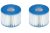 Intex Pool-Filterkartusche, Zubehör für PuraSPA Whirlpools, 2-er Set Filtertyp S1 für PureSPA Whirlpools von Intex 10,8×7,5cm