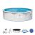 BESTWAY Framepool »Bestway Hydrium Pool Set 56384 460x120cm Stahlwand« (Set)