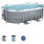 BESTWAY Ovalpool »Frame Pool Set Comfort Jet -Schwimmbad mit Filterpumpe – oval – braun«