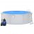 vidaXL Schwimmbecken »Pool mit Sandfilterpumpe Stahlwandpool Gartenpool Schwimmbecken Leiter 460×120 c«